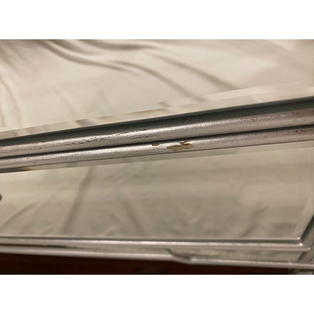 Wood Late 20th Century Hollywood Regency Mirrored Chest of Drawers For Sale - Image 7 of 10