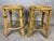 Set of Vintage Rattan Stools, 1970 For Sale - Image 4 of 9