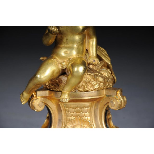 Louis XV Napoleon III Salon Floor Lamp, Paris, France, 1880s For Sale - Image 15 of 18