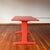Coral Laquered Mid-Century Danish Modern Minimalist Trestle Dining Table C1960s For Sale - Image 4 of 14