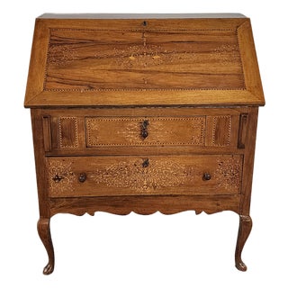 Antique Late 19th Century French Secretary Desk For Sale