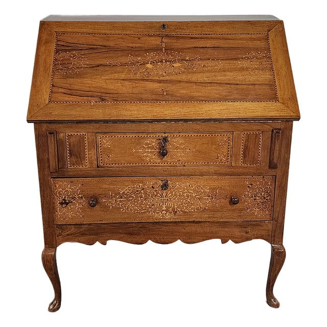 Antique Late 19th Century French Secretary Desk For Sale