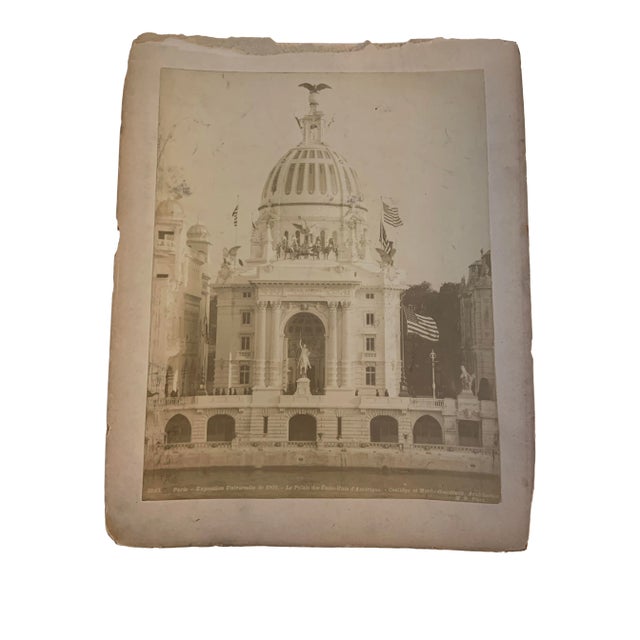 1900 Paris Exposition United States Pavilion Original Photograph For Sale