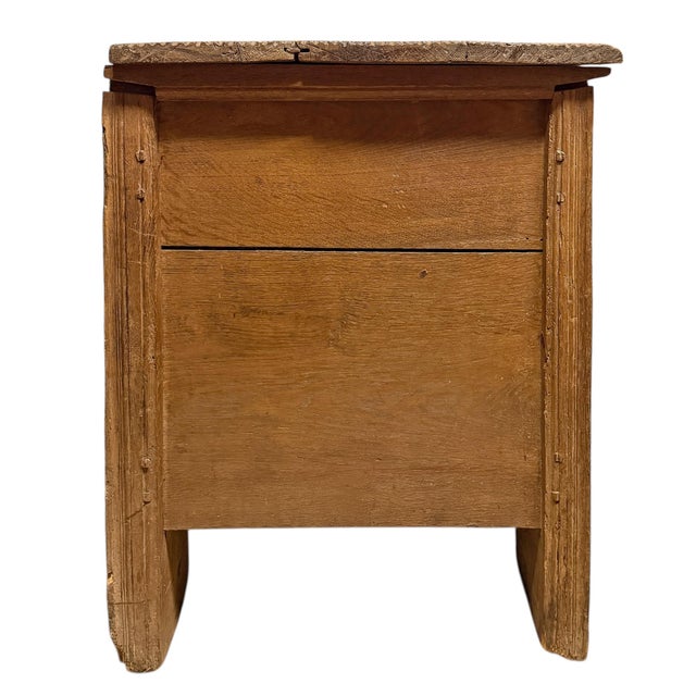 Brown 18th Century Dutch Oak Trunk For Sale - Image 8 of 15