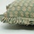Fabdivine Handcrafted Block Print Frill Cushion Cover Green 26x26 Inch Thick Linen- Tulsi Buti For Sale - Image 4 of 5
