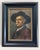 Original Antique European Moody Oil Portrait Painting of Gentleman in Hat Circa 1937 For Sale - Image 12 of 12