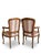 Vintage Italian Louis XV Style Carved Walnut Fauteuil Armchairs in Dusty Rose Brocade - Pair For Sale - Image 10 of 12