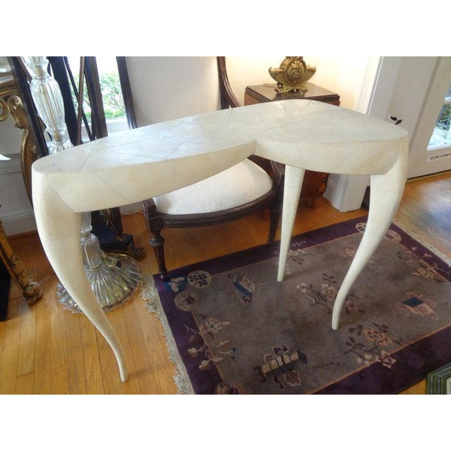20th Century French Modern R Y Augousti Shagreen Console Table