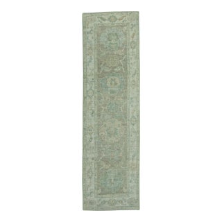 Turkish Oushak Rug 2'6" x 8'7" #19319 For Sale