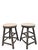 Contemporary Vintage Adirondack Style Aspen Log Swivel Bar Stools - Pair For Sale - Image 3 of 10
