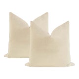 22" Cashmere Contemporary Pillows - a Pair For Sale