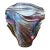 1990s Iridescent “Handkerchief” Art Glass Vase, Oil Slick Finish For Sale