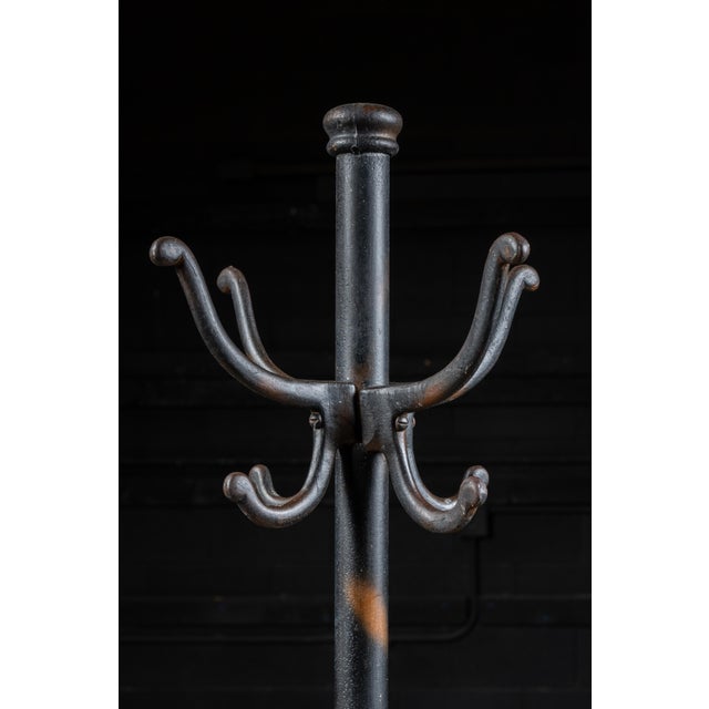 Victorian Early 20th Century Cast Iron Coat Tree For Sale - Image 3 of 7