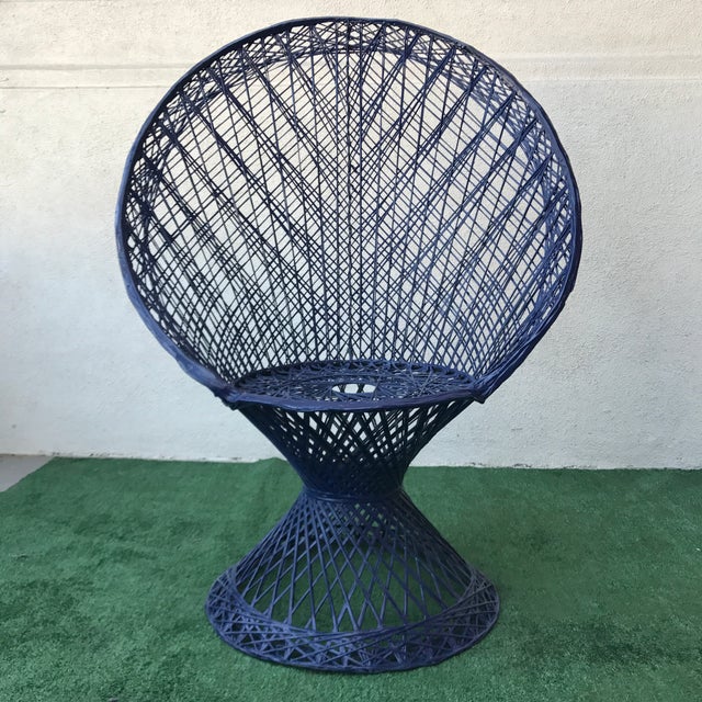 MidCentury Modern Russel Woodard Peacock Chair Chairish