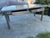 1940s Attributed to General Fireproofing Company Tanker Desk Refinished in Brushed Steel For Sale - Image 9 of 12
