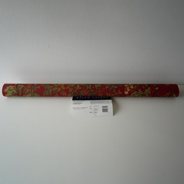 Late 20th Century Deadstock Ralph Lauren Vinyl Fox Hunt Toile Wallpaper- 12 Rolls- For Sale - Image 10 of 10