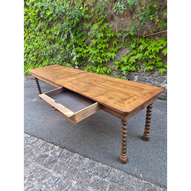Antique French Oak Drapers Table, 1800s For Sale - Image 10 of 18