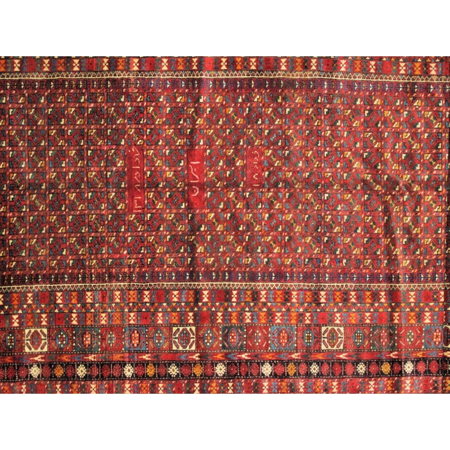 Persian 1950s Vintage Signed Bakhtiar Rug - 6′4″ × 15′3″ For Sale - Image 3 of 10
