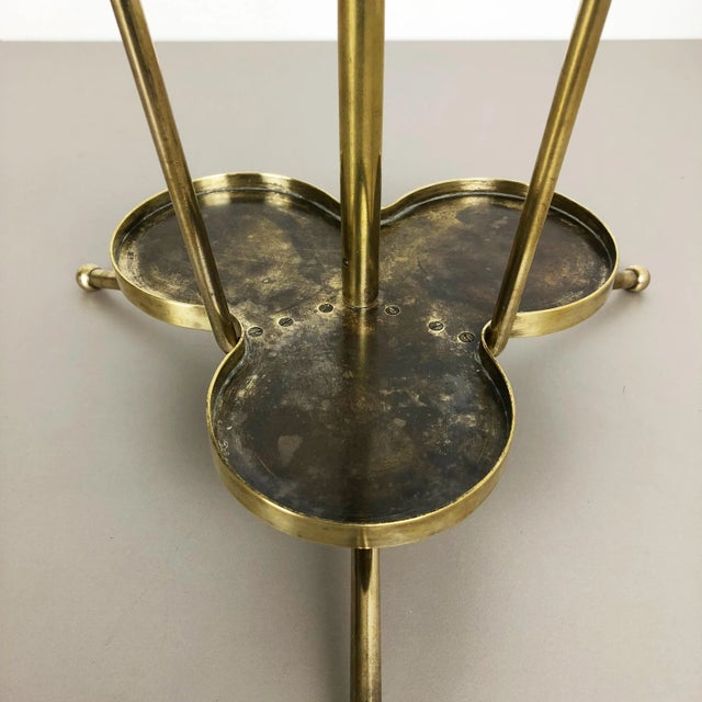 1960s XXL Bauhaus Brass Umbrella Stand, 1950s For Sale - Image 5 of 18