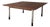 Mid-Century Modern Italian Coffee Table in Wood and Metal, 1960s For Sale