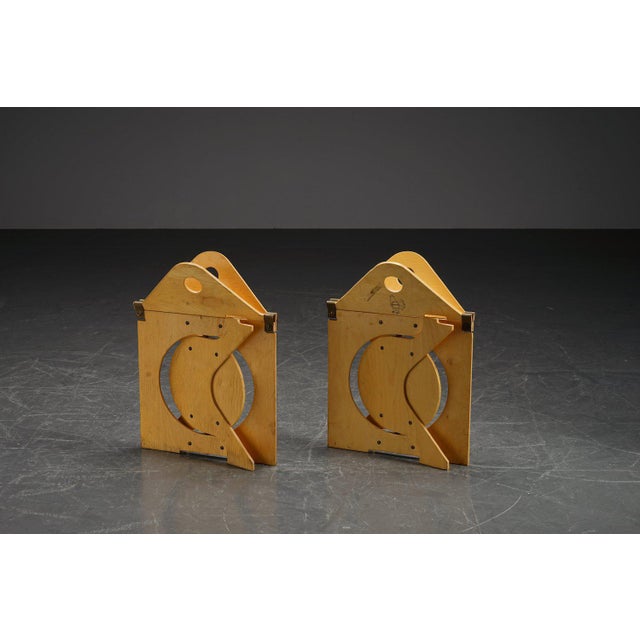 Set of Rooster Foldable Stools by Barry Simpsons For Sale - Image 5 of 18