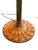 Orange Antique 1910s Edward Miller Table Lamp With Original Copper Finish, 1920s Orange and Gold Mica Shade With Rewired Pullchain Socket For Sale - Image 8 of 18