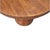 Chestnut Mango Wood Coffee Table With Sculptural Ball Feet For Sale - Image 9 of 9