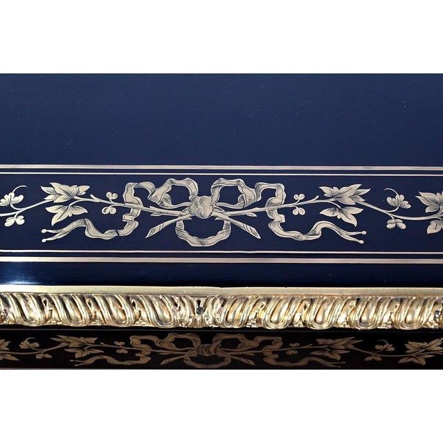 Napoleon III Desk in Blackened Pear For Sale - Image 10 of 18