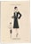 1920s French Art Deco Couture Fashion Print For Sale