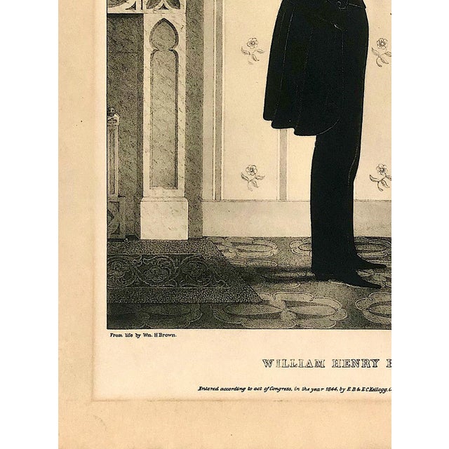 Early 20th Century President William Henry Harrison in a 1931 Facsimile Reissue of the 1844 Silhouette Lithograph, by William Henry Brown For Sale - Image 5 of 8