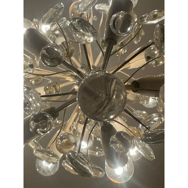 Waterfall Ceiling Lamp from Vereinigte Werkstätte, Germans, 1950s For Sale - Image 6 of 11