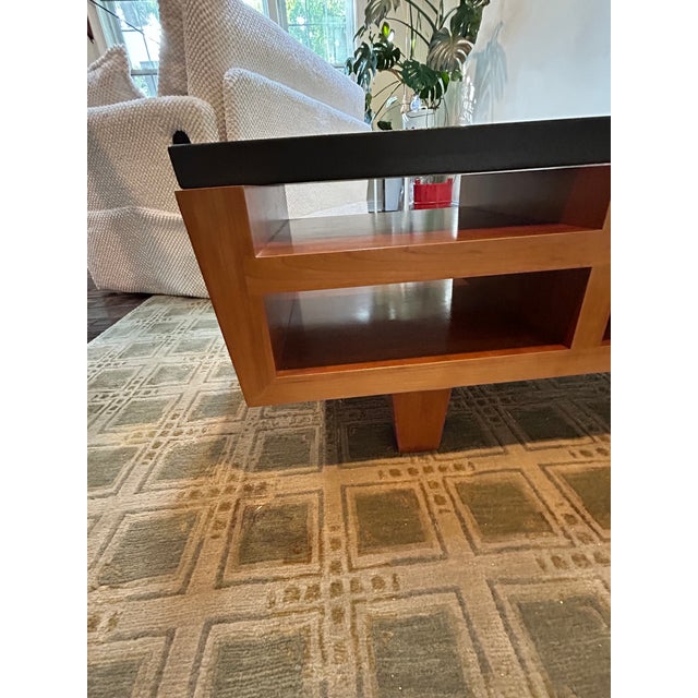Hand Crafted Custom Wood & Stone Low Cocktail Table or Meditation Altar For Sale - Image 12 of 14