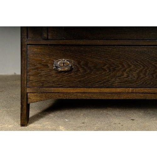 Art Nouveau Oak Cabinet For Sale - Image 14 of 16