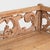 1868 Swedish Carved Pine Storage Bench With Heart Detail For Sale - Image 11 of 15