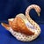 Mid-Century Modern MCM Herend Fishnet Larger Swan Bird Figurine For Sale - Image 3 of 5