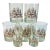 1960s Mid-Century Nautical Coastal Libbey Tall Mast Lowball Whiskey & Shot Glasses - Set of 9. For Sale