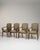 Set of Four Biedermeier Armchairs with Patterned Upholstery, Antique, France, Early 20th Century For Sale - Image 9 of 9