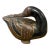 19th Century Carved & Lacquered Wooden Korean Duck Figure For Sale