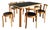 Vintage Rud Thygesen and Johnny Sørensen for Magnus Olesen 8000 Series Dining Set, 7pcs For Sale