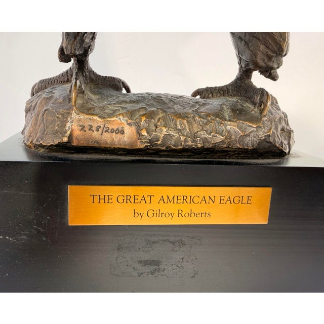 Gilroy Robert’s Bronze Statue of the Great American Eagle For Sale In New York - Image 6 of 7