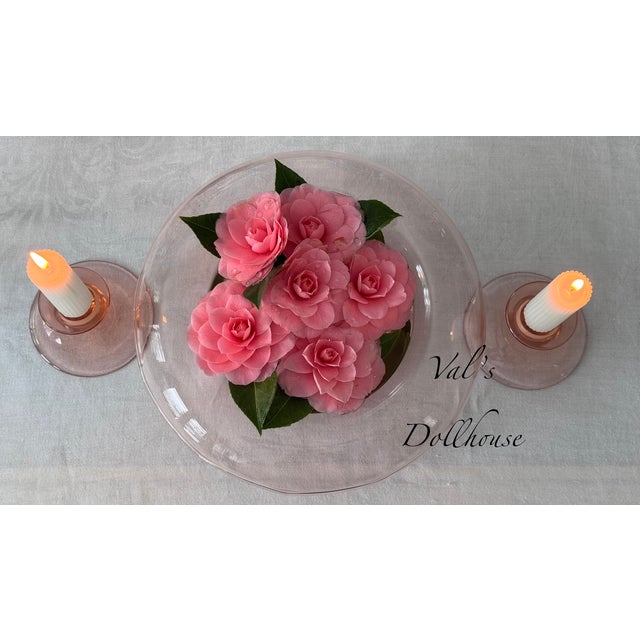 Vintage Made in France Blush Pink Martini Glasses - Set of 4 For Sale In Seattle - Image 6 of 10