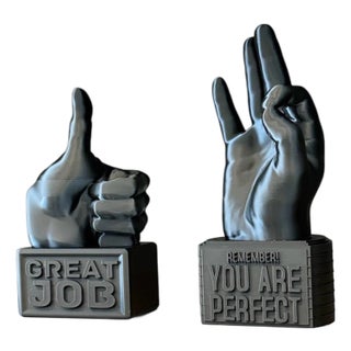 Good Job Thumbs Up and You Are Amazing Hand Decor Gift ! For Sale