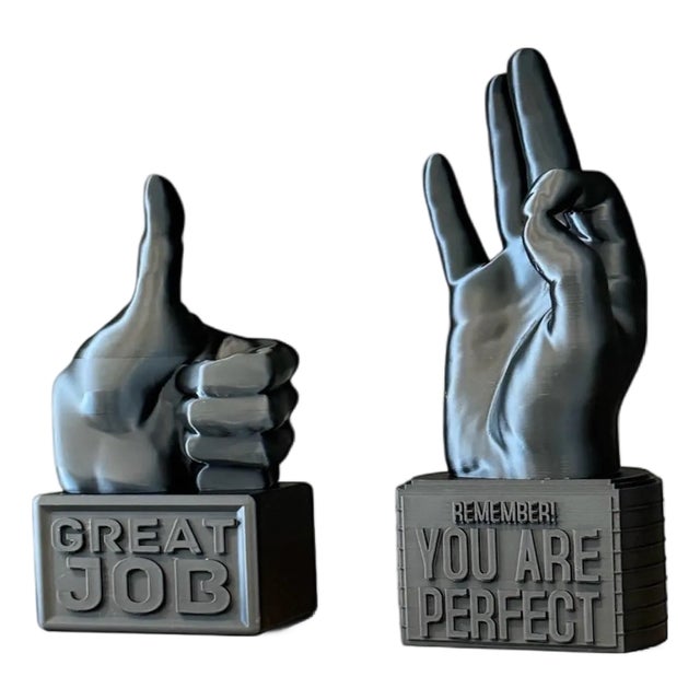 Good Job Thumbs Up and You Are Amazing Hand Decor Gift ! For Sale