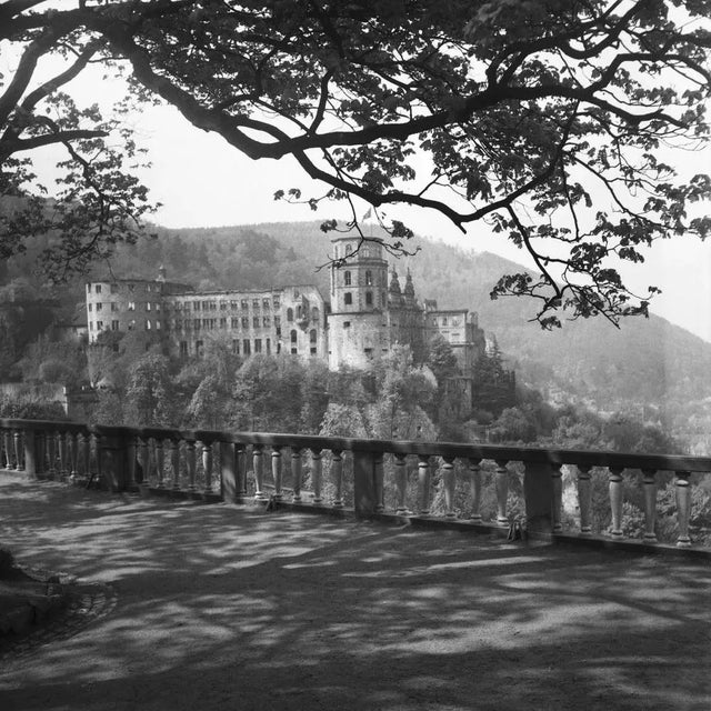1930s View to the Heidelberg Castle, Germany 1938, Printed 2021 For Sale - Image 5 of 5
