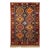 Vintage Persian Yalameh Area Rug, Hand-Knotted Wool, Allover Geometric Design For Sale