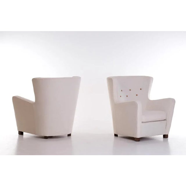 1930s Set of Scandinavian Armchairs, 1930s For Sale - Image 5 of 11