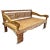 Indian Outdoor Teak Carved Java Twin Daybed For Sale - Image 3 of 7