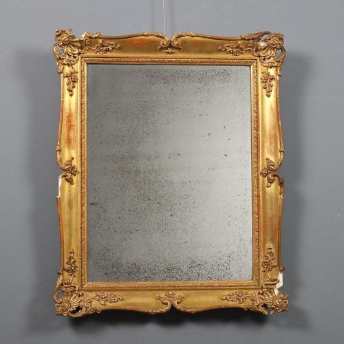 Wooden and Pastiglia Mirror, 1850s For Sale - Image 10 of 10