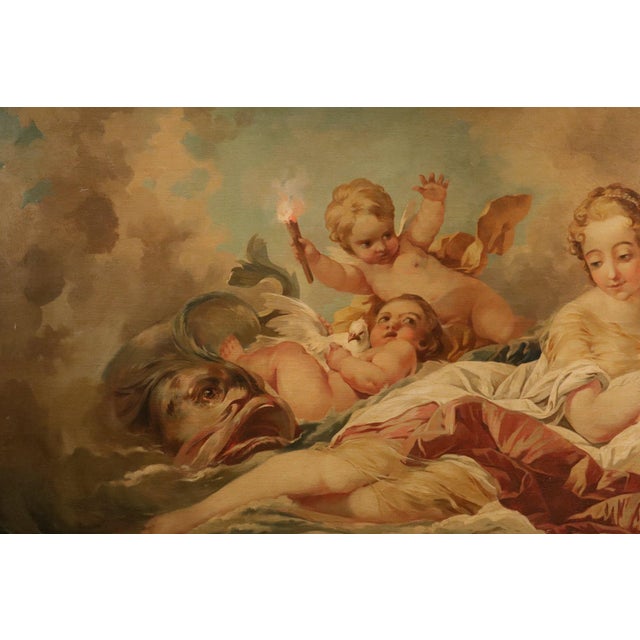 Cerchia Di Francois Boucher, the Birth of Venus Boucher, 1770, Oil on Canvas For Sale - Image 6 of 14