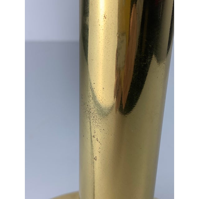 Mid-Century Hollywood Regency Brass Mushroom Table Lamp, Vienna, Austria, 1960s For Sale - Image 9 of 16